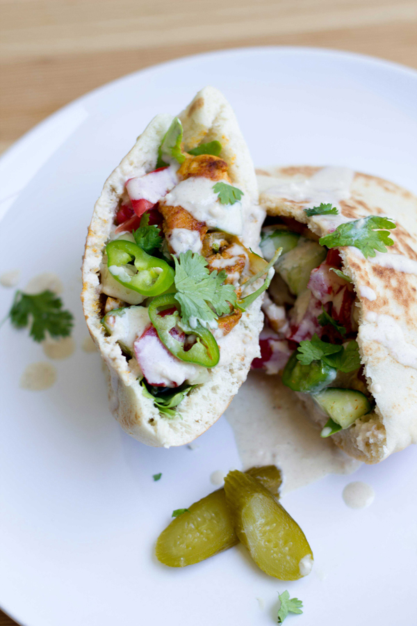 shawarma pita sandwich