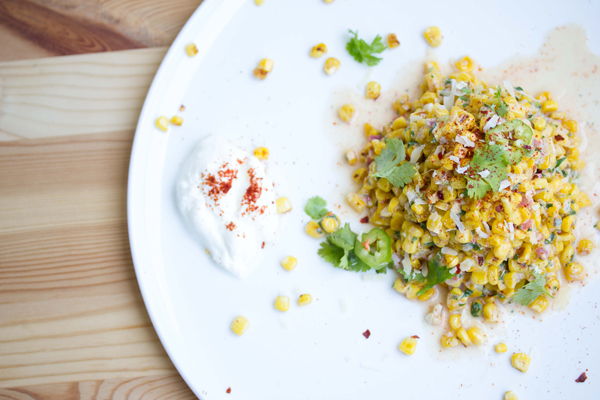 Skinny Mexican street corn salad for when you're craving spicy street corn minus the calories!