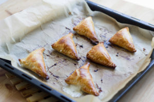 Cheesy Puff Pastry Empanadas with Homemade Salsa