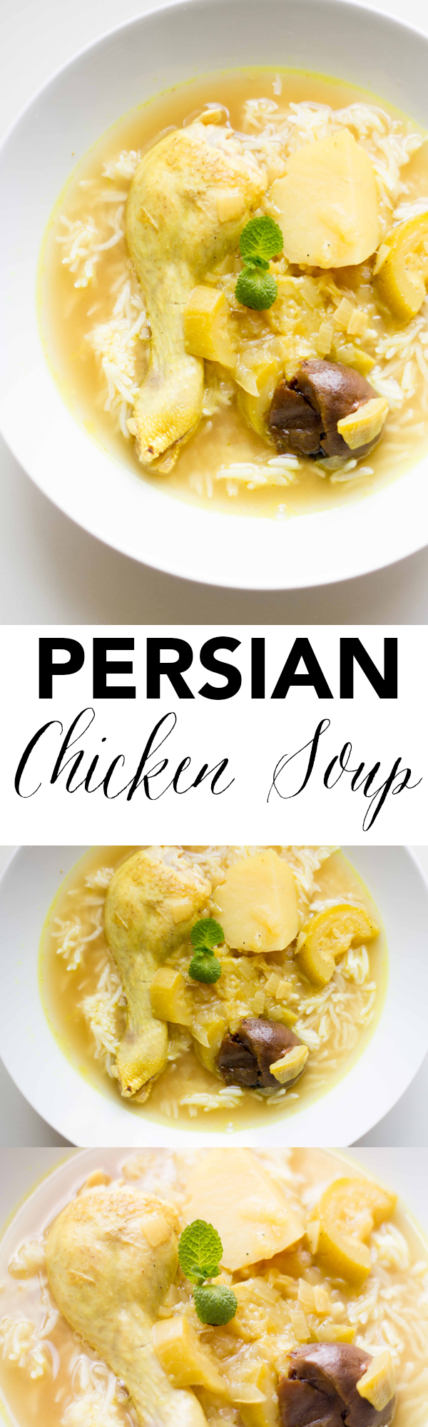 This traditional Persian Chicken Soup recipe is set apart with the addition of dried Persian limes, tangy, sour and delicious! www.seriousspice.com 