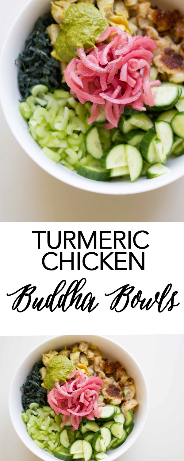 Turmeric Chicken Buddha Bowls-Serious Spice