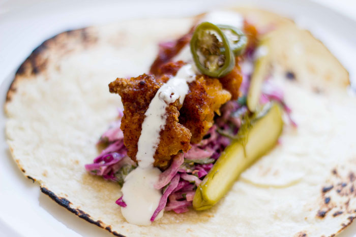 Honey Chipotle Fried Chicken Tacos - Serious Spice