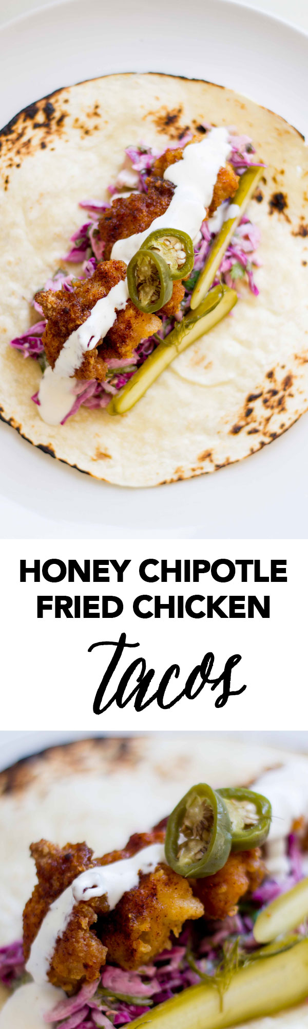 Honey Chipotle Fried Chicken Tacos - Serious Spice
