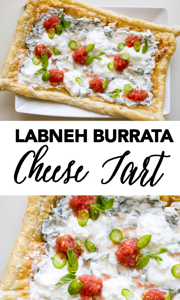 Labneh Burrata Cheese Tart